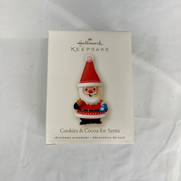 Hallmark Other - Hallmark Keepsake 2008 Cookies & Cocoa for Santa Ornament NIB Christmas Santa